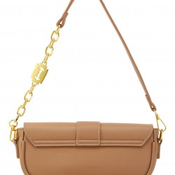 Solid Color Chain Flap Shoulder Bags