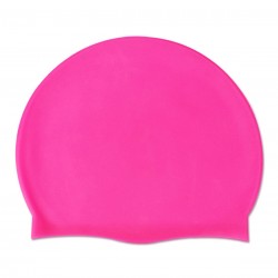 Elastic Silicone Solid Swimming Cap