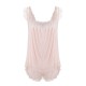 Pink  Ruffle Neck Short Pajamas